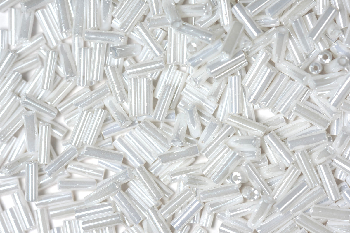 Pearl White Preciosa Macco Tubes Seeds Beads