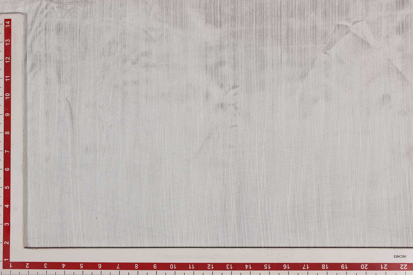 Off White Plain Dupion Slub Viscose Fabric