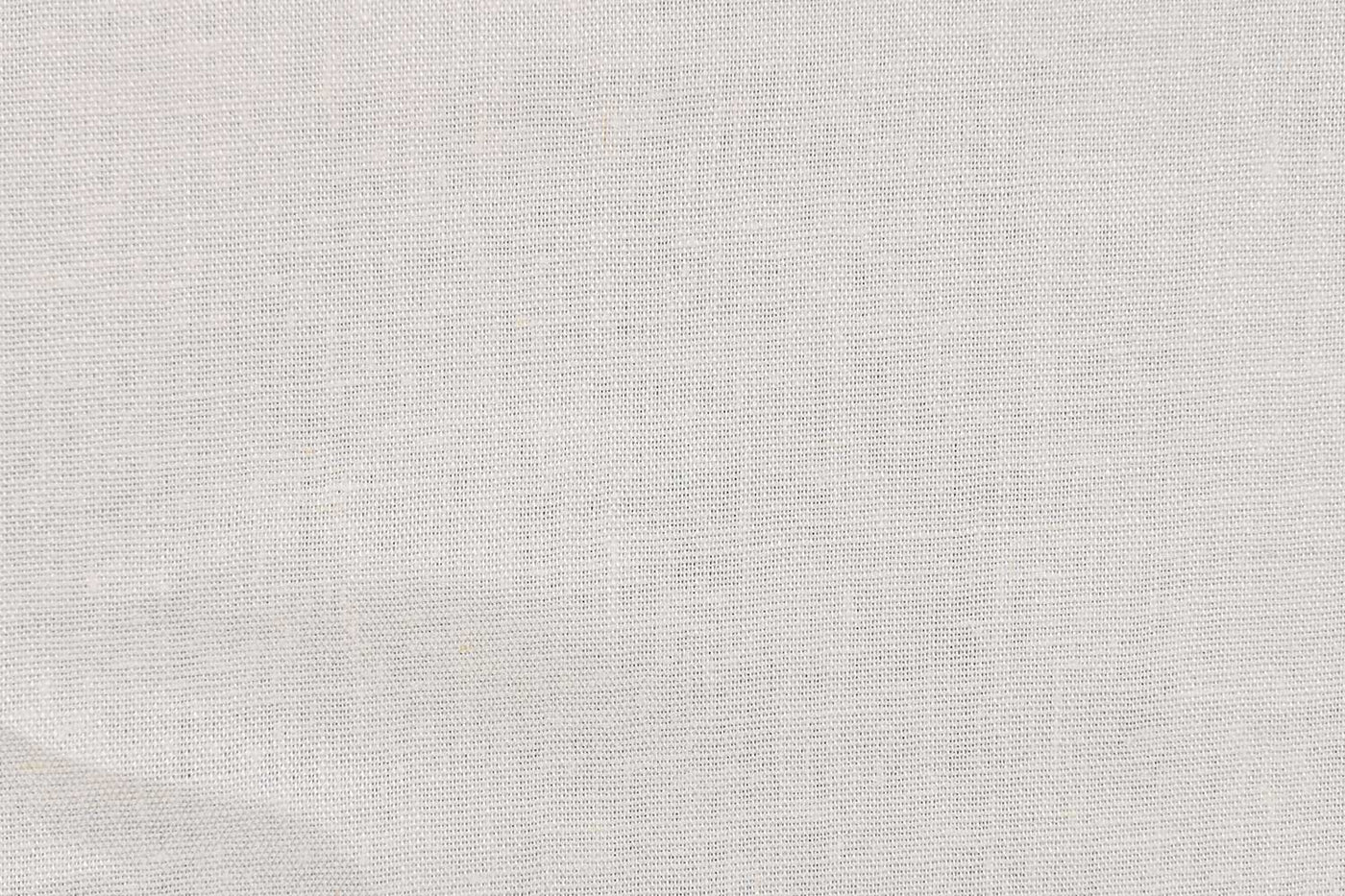 Precut of 1 Meter of Off White Plain Cotton Linen Lycra Fabric