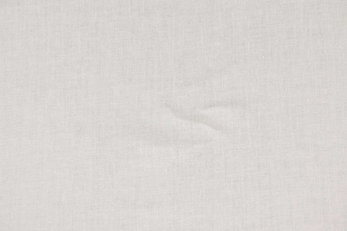 Precut of 1 Meter of Off White Plain Cotton Linen Lycra Fabric