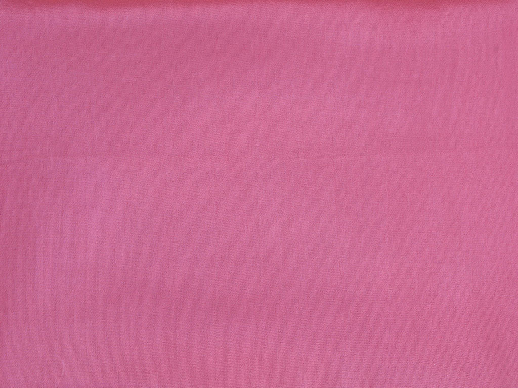 Salmon Pink Plain Pure Viscose Gaji Silk Fabric