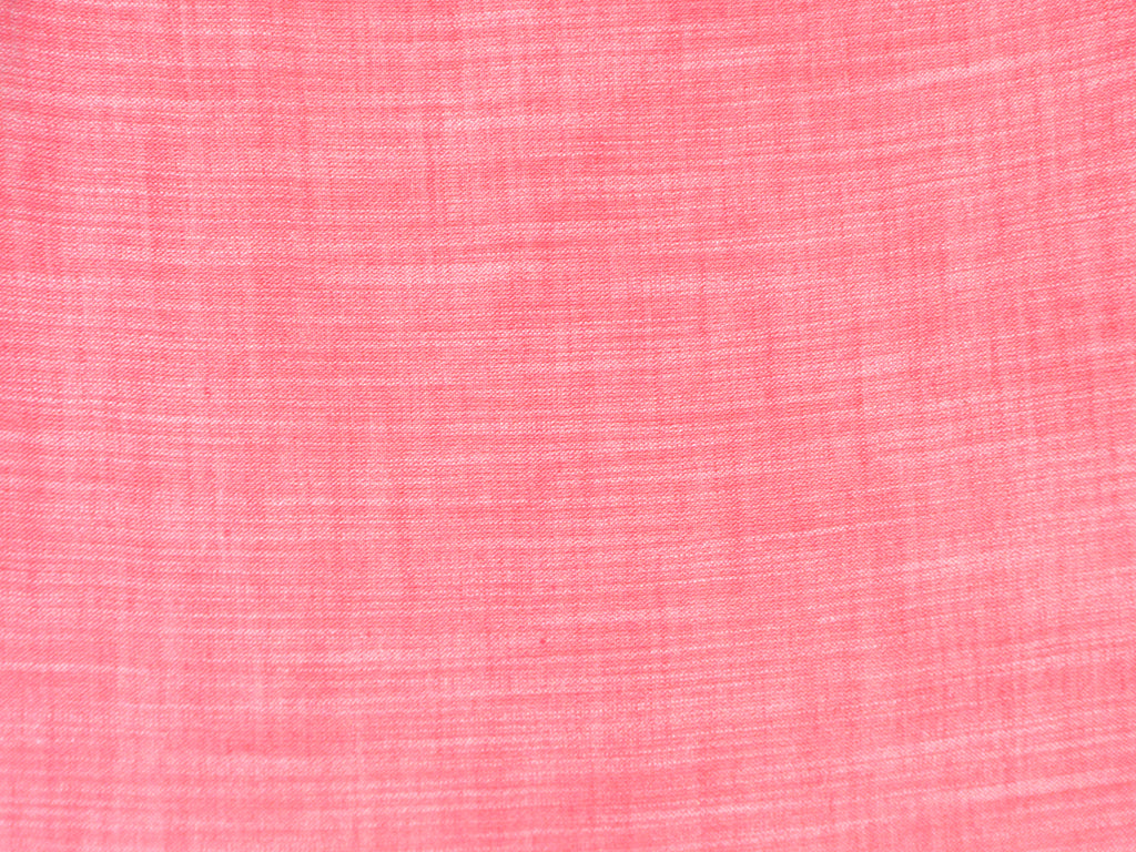 Pink Plain Cotton Khadi Fabric