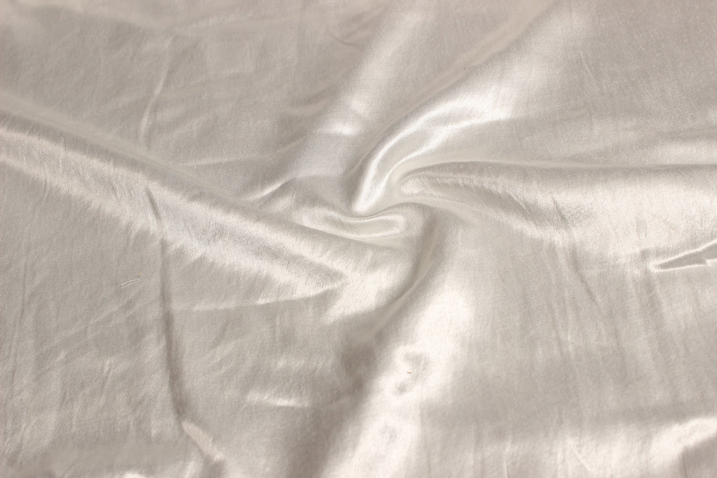 Silver Plain Masroo Satin Viscose Fabric
