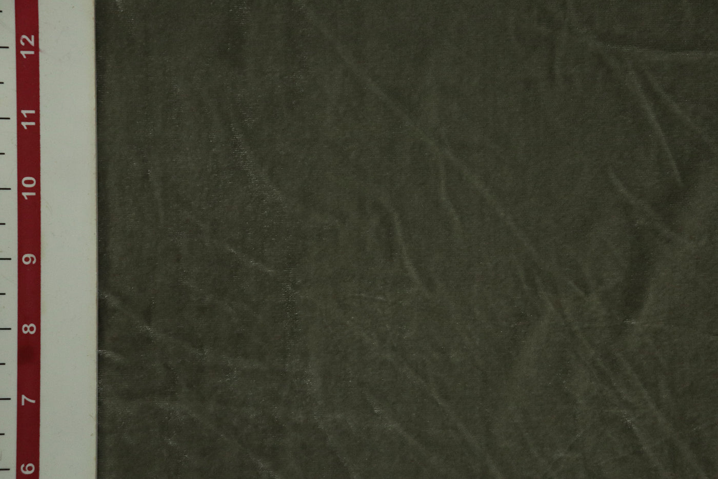 Dark Green Plain Silk Velvet Fabric