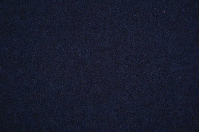 Navy Blue Plain Wool Tweed Fabric