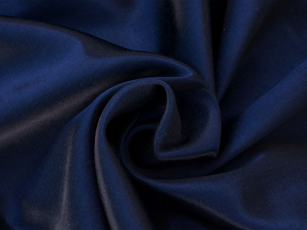 Blue Plain Pure Viscose Gaji Silk Fabric (Wholesale)