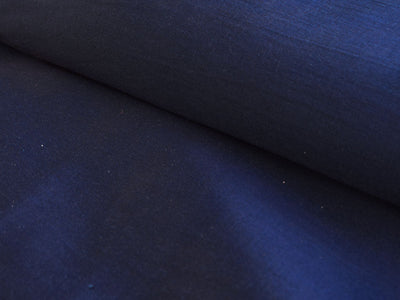 Blue Plain Pure Viscose Gaji Silk Fabric (Wholesale)