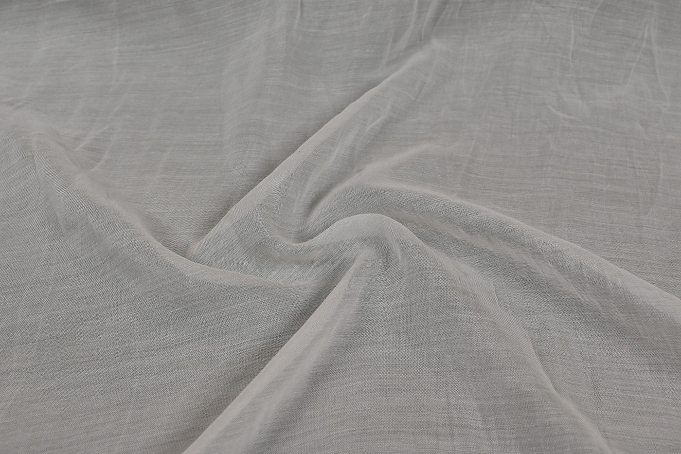 Off White Plain Rayon Blend Rfd Fabric