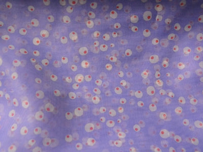 Lavender Doted Digital Printed Liquid Organza Fabric