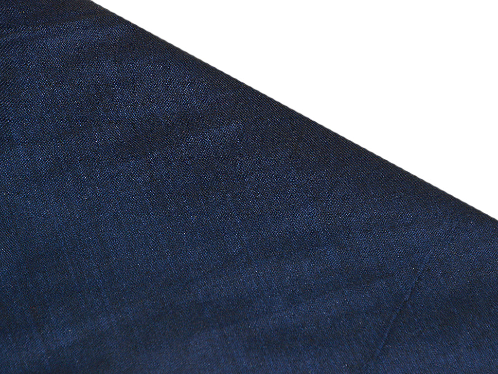 Navy Blue Plain Cotton Khadi Fabric