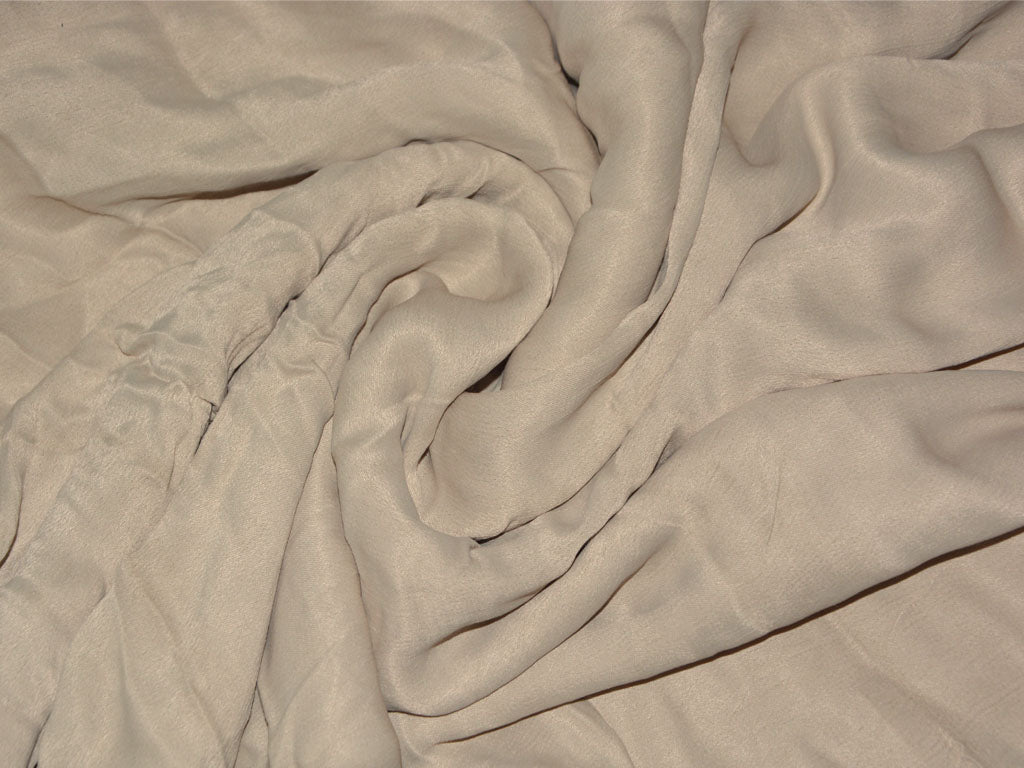 Beige Plain Georgette Fabric (Wholesale)