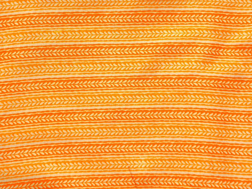 Mustard Yellow Stripes Soft Cotton Muslin Fabric