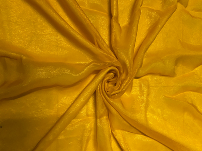 Luxuries Sunny Yellow Heavy Fendi Silk