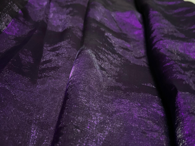 Luxuries Violet Heavy Fendi Silk