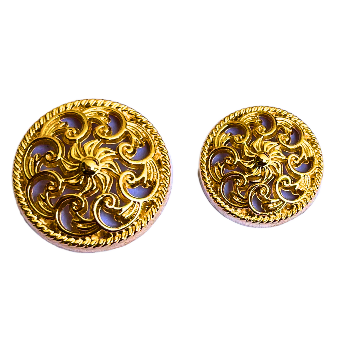 Golden Designer Metal Buttons