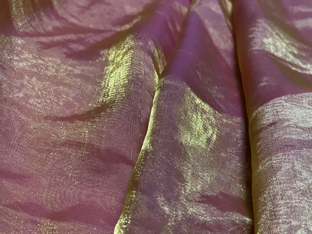 Luxuries Pink Rose Heavy Fendi Fabric