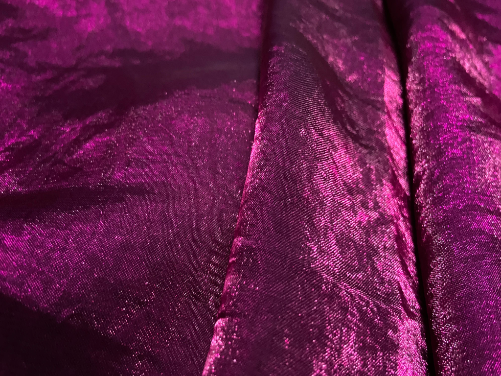 Luxuries Dark Raspberry Heavy Fendi Silk