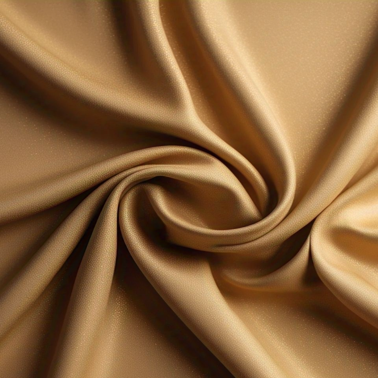 Tokiyo Golden Plain Crepe Fabric