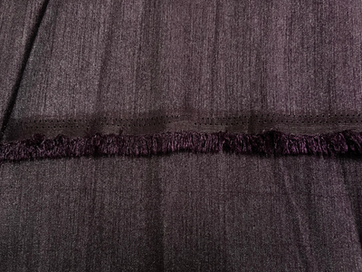 Dark Plum Mulberry Heavy Raw Silk