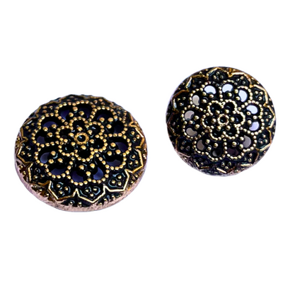 Black & Golden Desinger Metal Buttons