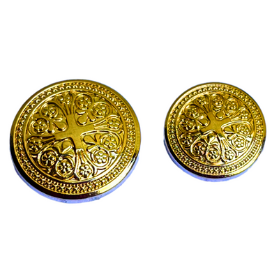 Golden Designer Metal Buttons