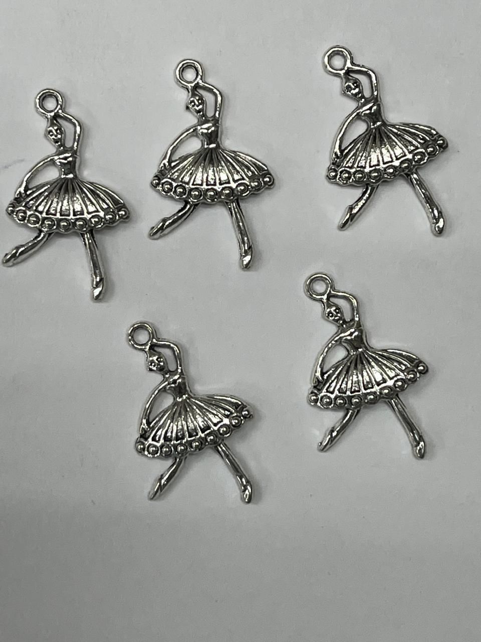 Silver Doll Metal Charms