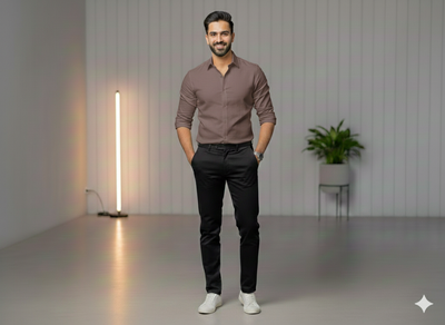 सिल्वर ग्रे प्लेन कॉटन लिनन फ़ैब्रिक