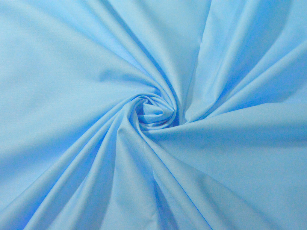 Sky Blue 100% Turkey Giza Cotton Fabric