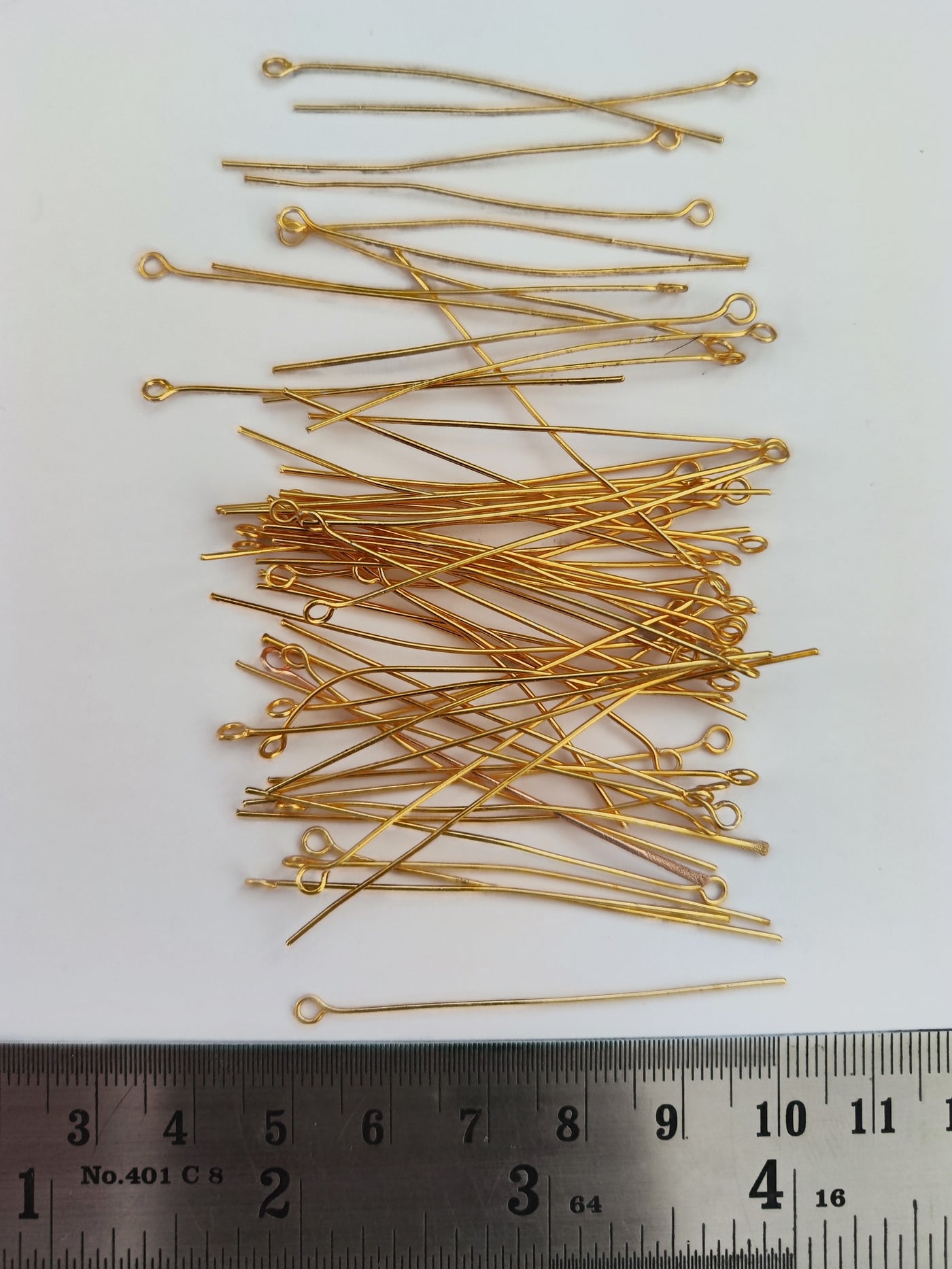 Golden Anti Tarnish Eye Brass Metal Pins
