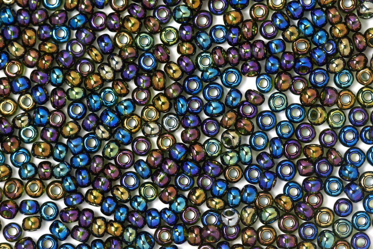 Multicolor Preciosa Stripes Seeds Beads