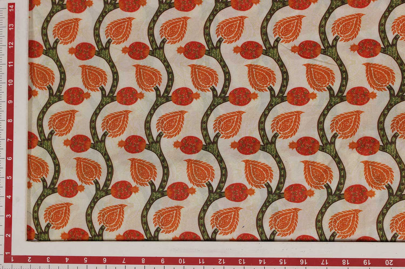 Multicolor Floral Cotton Linen Fabric