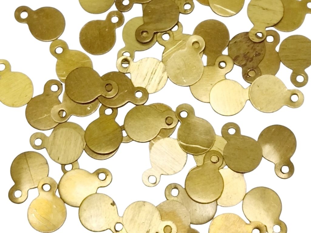 Bright Golden BULB Shaped Metal Sequins