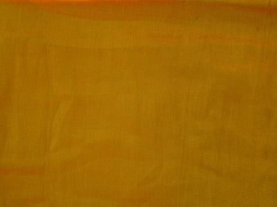 Mustard Golden Plain Pure Viscose Gaji Silk Fabric (Wholesale)