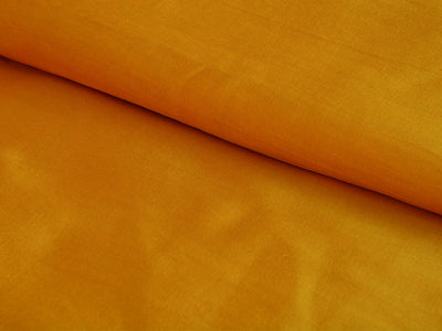 Mustard Golden Plain Pure Viscose Gaji Silk Fabric (Wholesale)