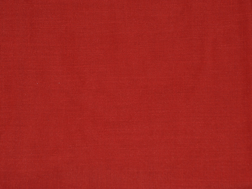 Dark Red Plain Cotton Khadi Fabric