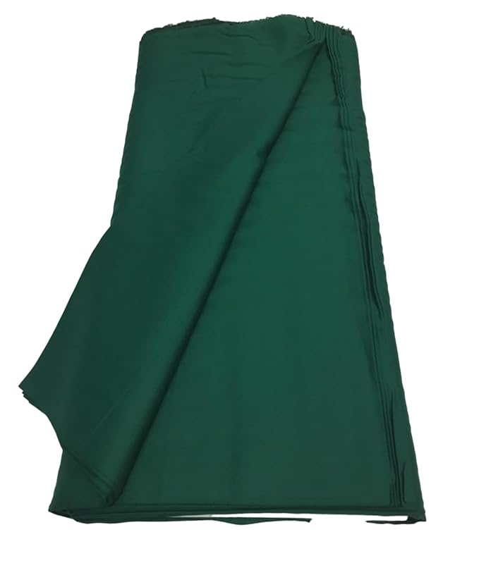 Dark Green Plain Dyed Rayon Fabric (Wholesale)