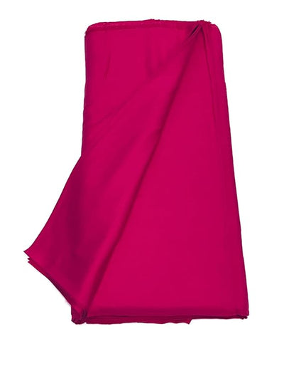 Hot Pink Plain Dyed Rayon Fabric (Wholesale)