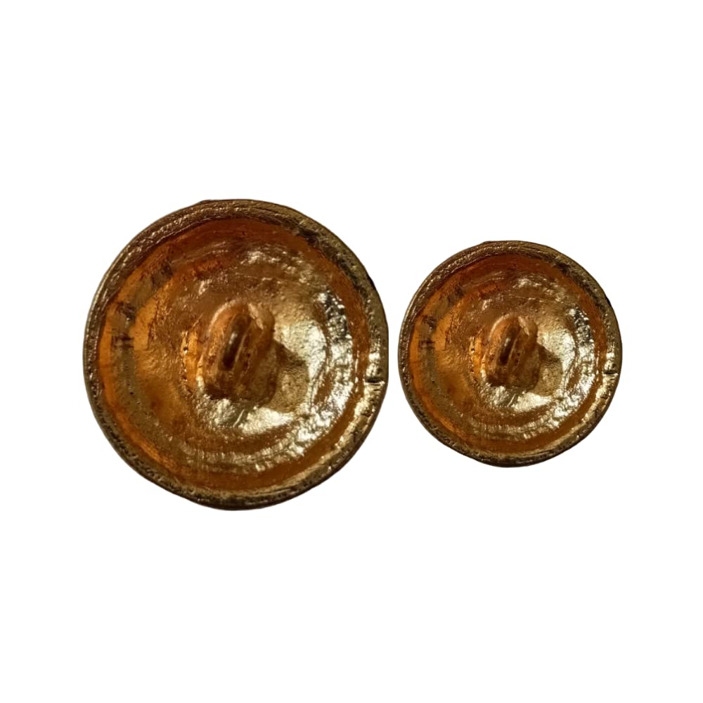 Golden and Black Designer Metal Buttons