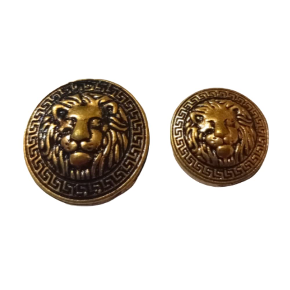 Golden and Black Designer Metal Buttons