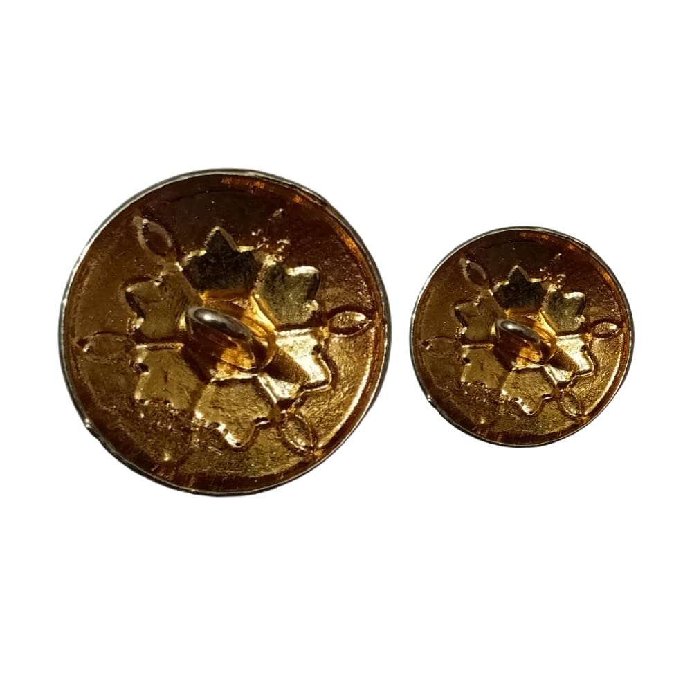 Golden Lion Metal Buttons