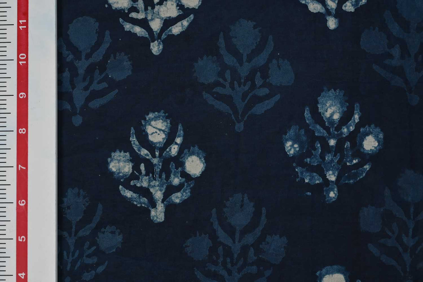 Blue & White Traditional Cotton Fabric