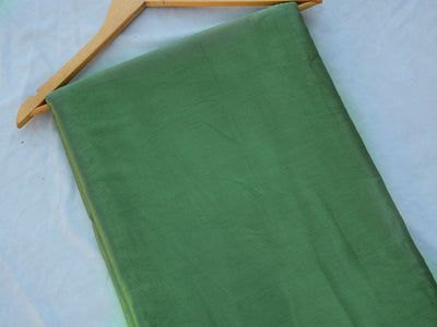 Pista Green Plain Pure Viscose Gaji Silk Fabric (Wholesale)