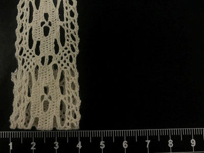 Dyeable Greige Design 106 Cotton Crochet Laces