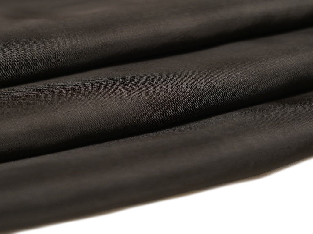 Black Plain Viscose Uppada Silk Fabric (Wholesale)