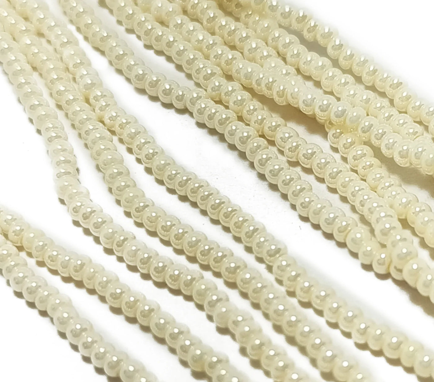 Cream Round rocailles Glass seed beads