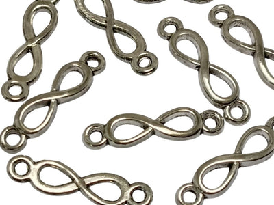 Silver Infinity Shaped Metal Charms