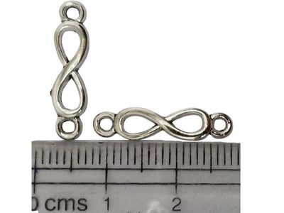 Silver Infinity Shaped Metal Charms