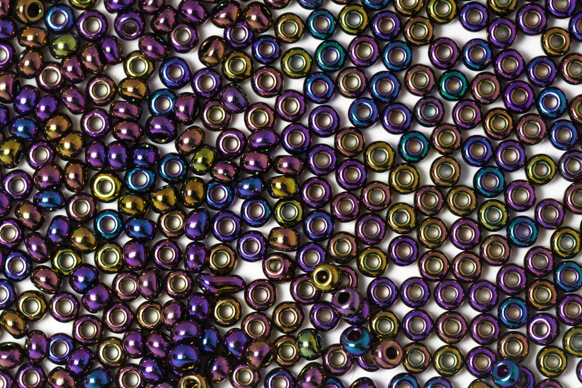 Multicolor Preciosa Stripes Seeds Beads