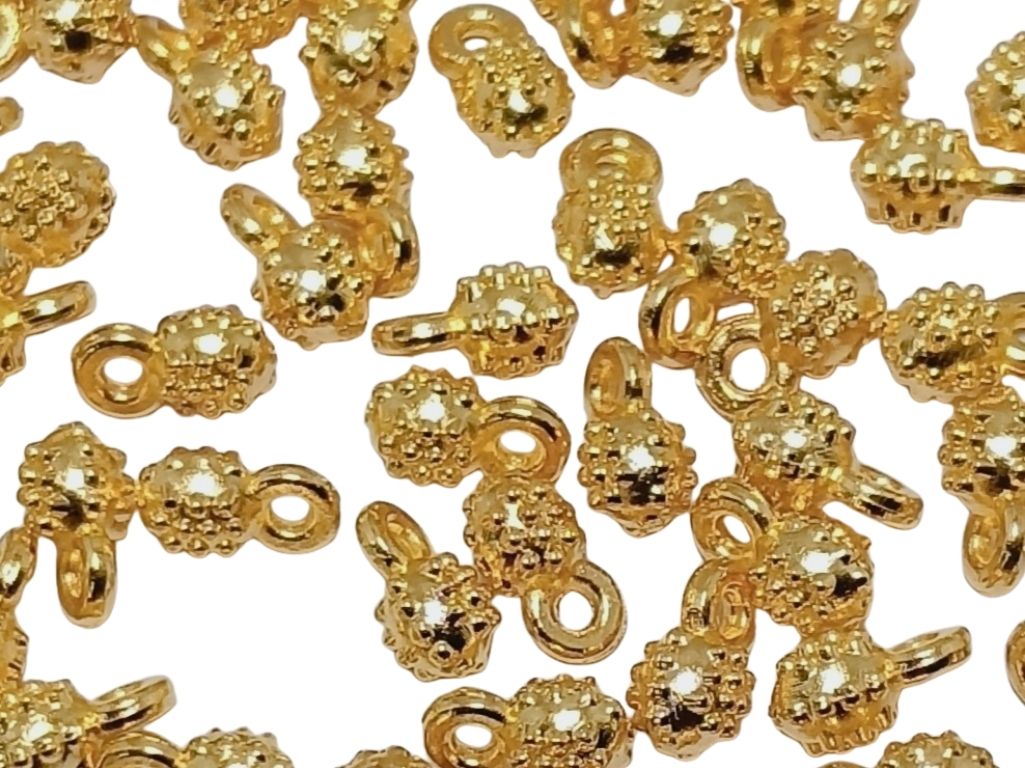 Golden Ghungroo Metal Beads