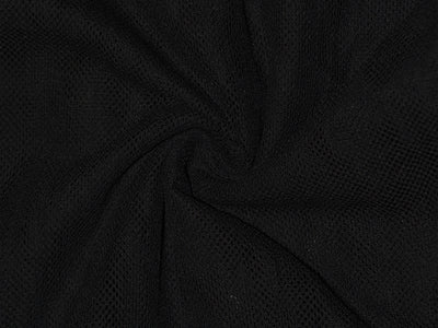 Plain Black Mesh Nylon Net Fabric